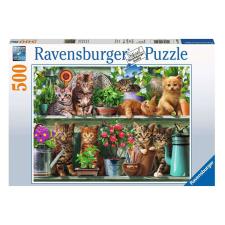 Cats on the Shelf 500pc Jigsaw Puzzle