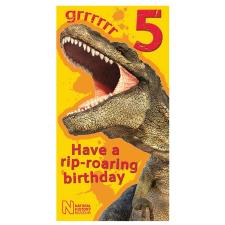 5th Birthday Natural History Museum Birthday Card