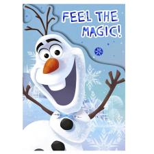 Feel The Magic Disney Frozen Olaf Christmas Card