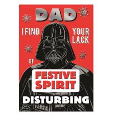 Dad Star Wars Darth Vader Christmas Card
