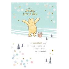 Special Little Boy Winnie The Pooh Christmas Card