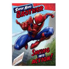 Super Hero Brother Spiderman Birthday Card