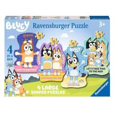 Bluey 4 in a Box Large Shaped Puzzles