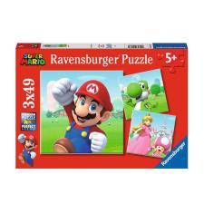 Super Mario 3 x 49pc Jigsaw Puzzles