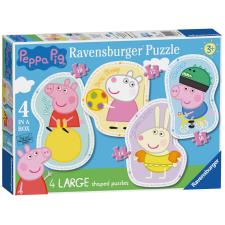Peppa Pig 4 In A Box Shaped Jigsaw Puzzles