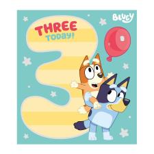 Three Today Bluey 3rd Birthday Card