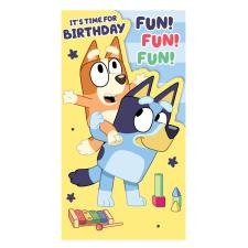 Time For Birthday Fun Bluey Birthday Card