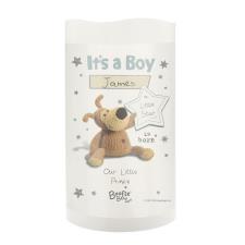 Personalised Boofle Its a Boy Nightlight LED Candle