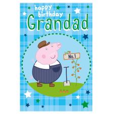 Grandad Pig Peppa Pig Birthday Card