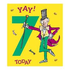 Roald Dahl Willy Wonka 7th Birthday Card