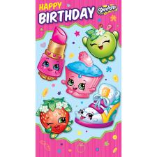 Happy Birthday Shopkins Birthday Card