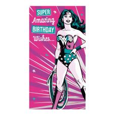 Birthday Wishes Wonder Woman Birthday Card