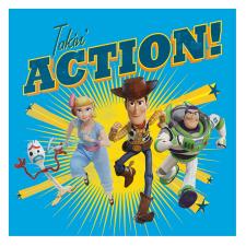 Toy Story 4 Takin' Action Canvas Print (30cm x 30cm)