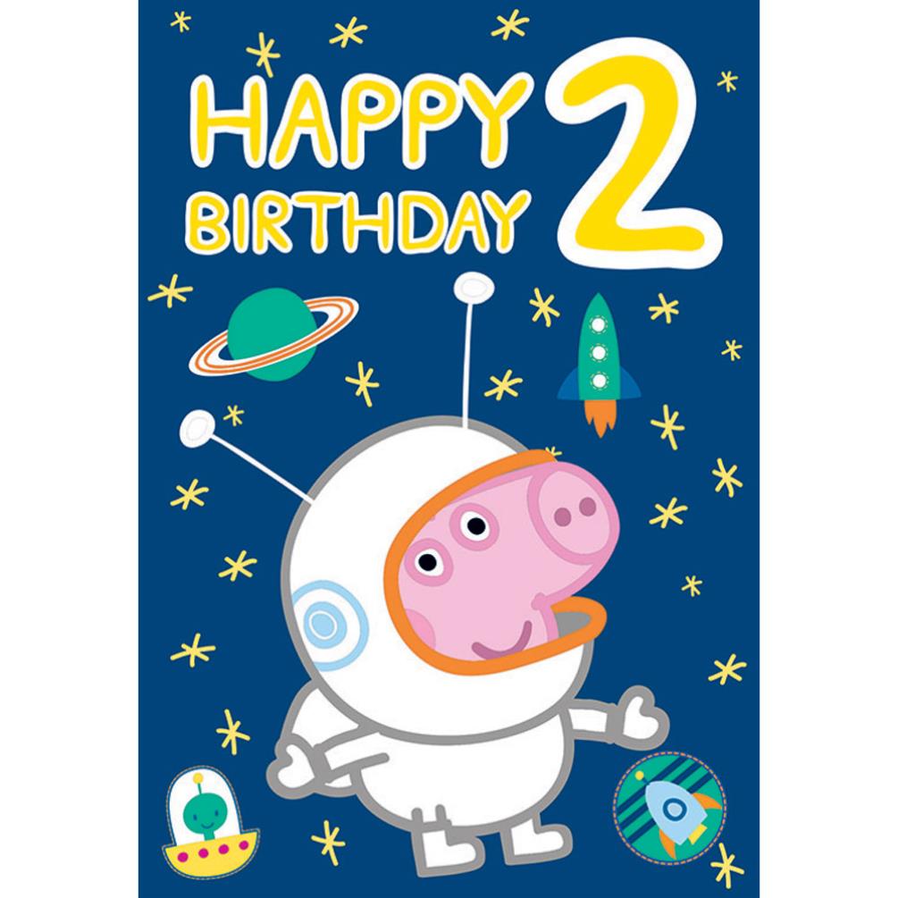 View Peppa Pig Birthday Card PNG