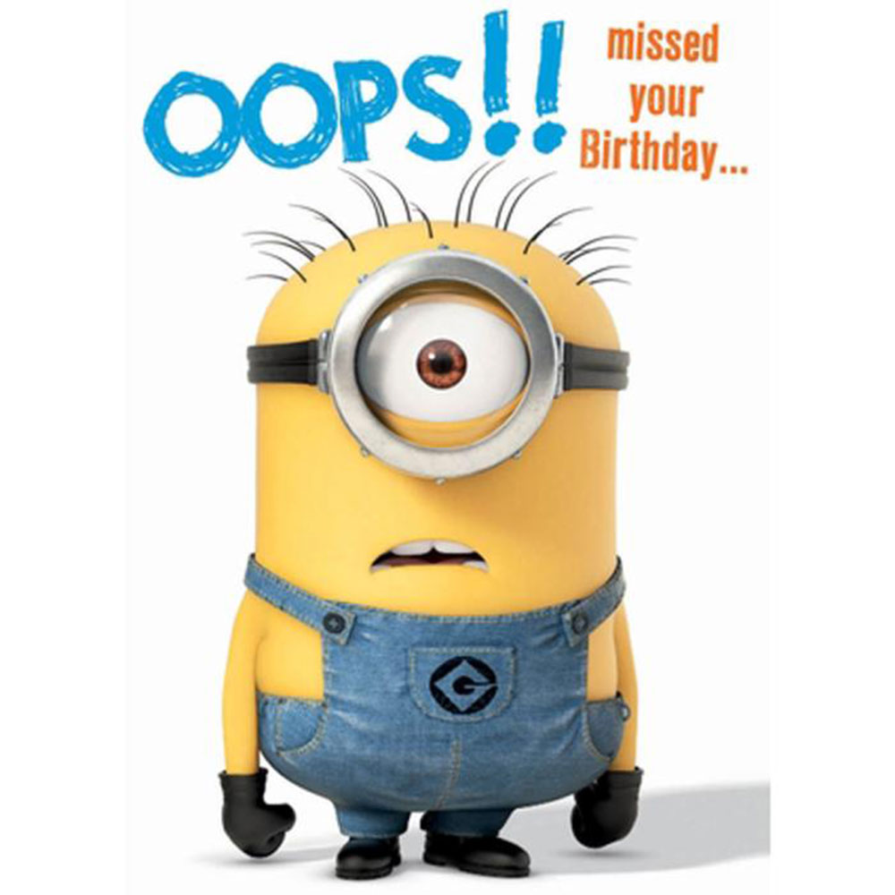 Minion Birthday Card Collection EBay