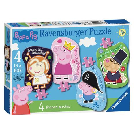 Peppa Pig 4 In A Box Shaped Jigsaw Puzzles  £5.99