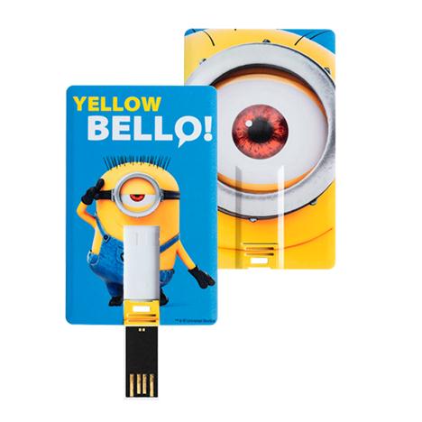 Bello Yellow 8GB Minions USB Flash Pen Drive Card   £7.99