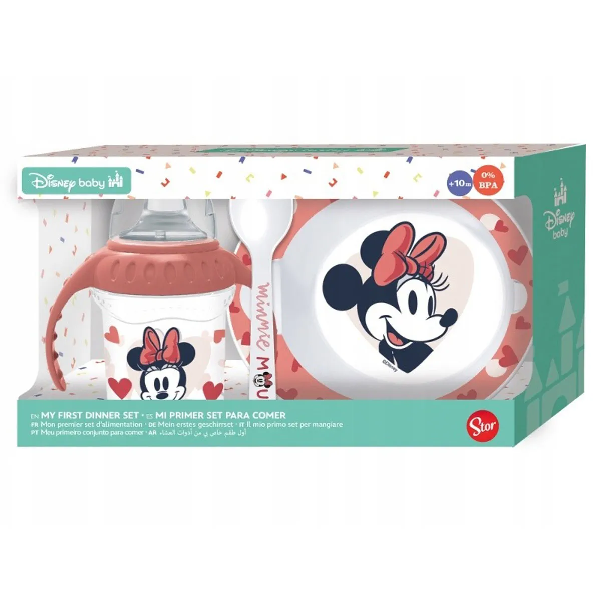 Disney Minnie Mouse 3 Piece Baby Feeding Set