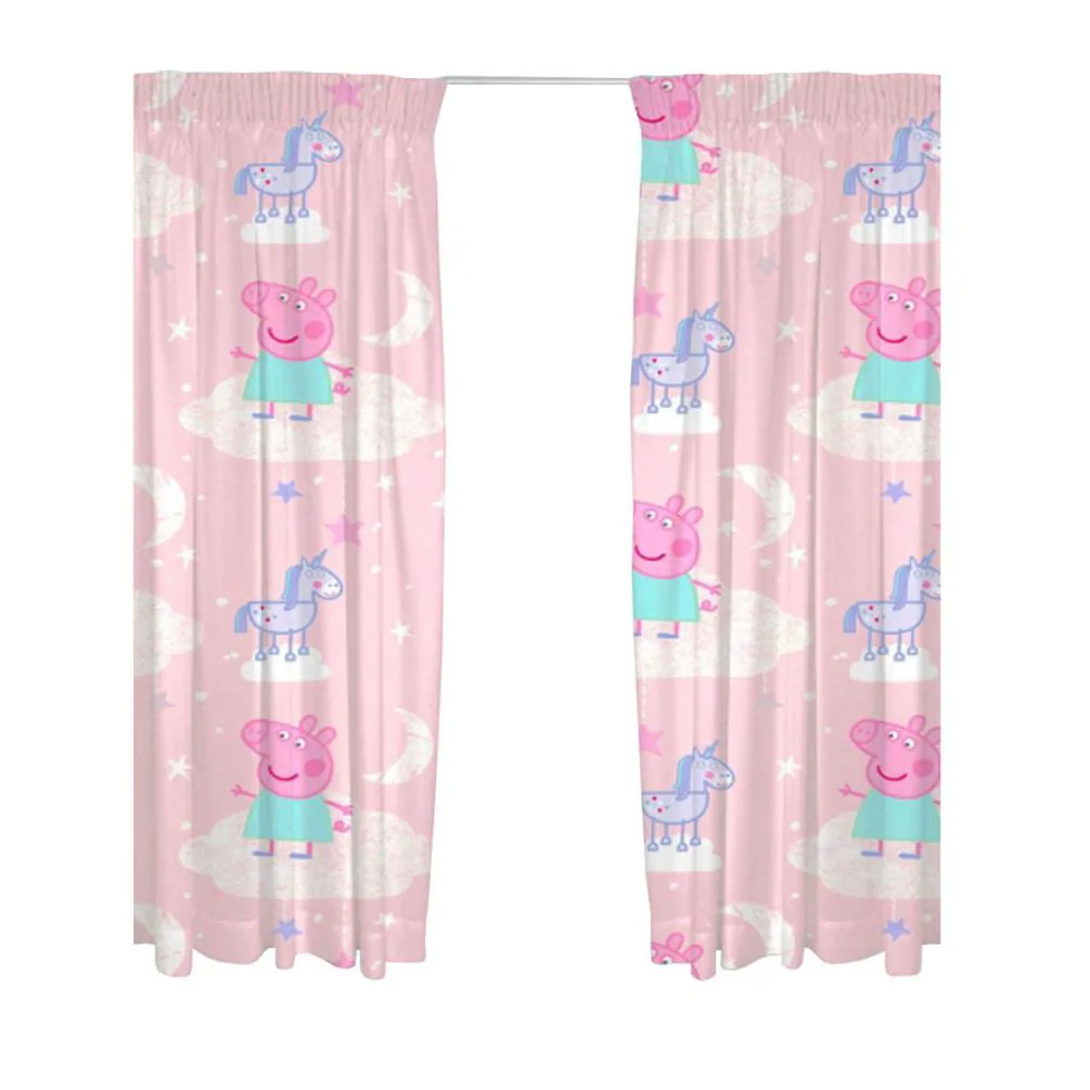 Peppa Pig Stardust Unicorn 54" Curtains