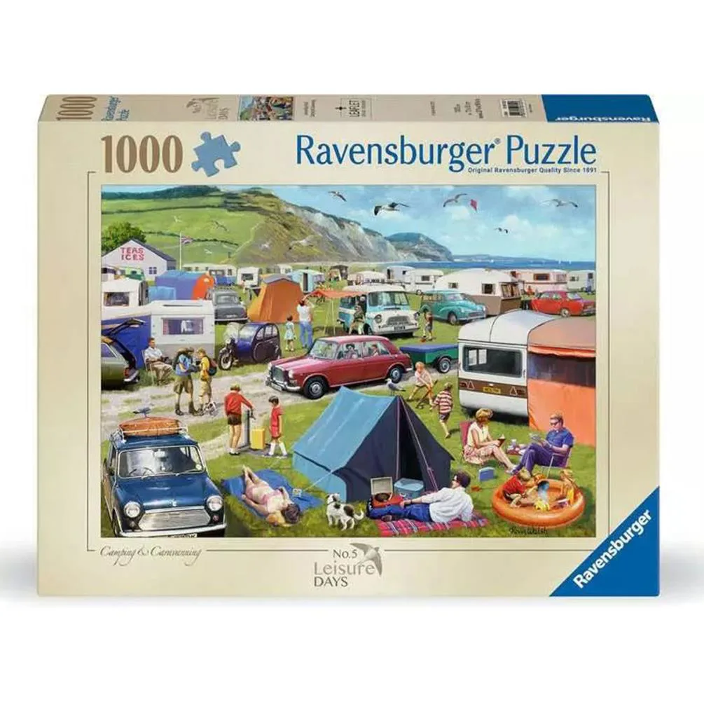 Leisure Days No 5 Camping & Caravanning 1000pc Jigsaw Puzzle