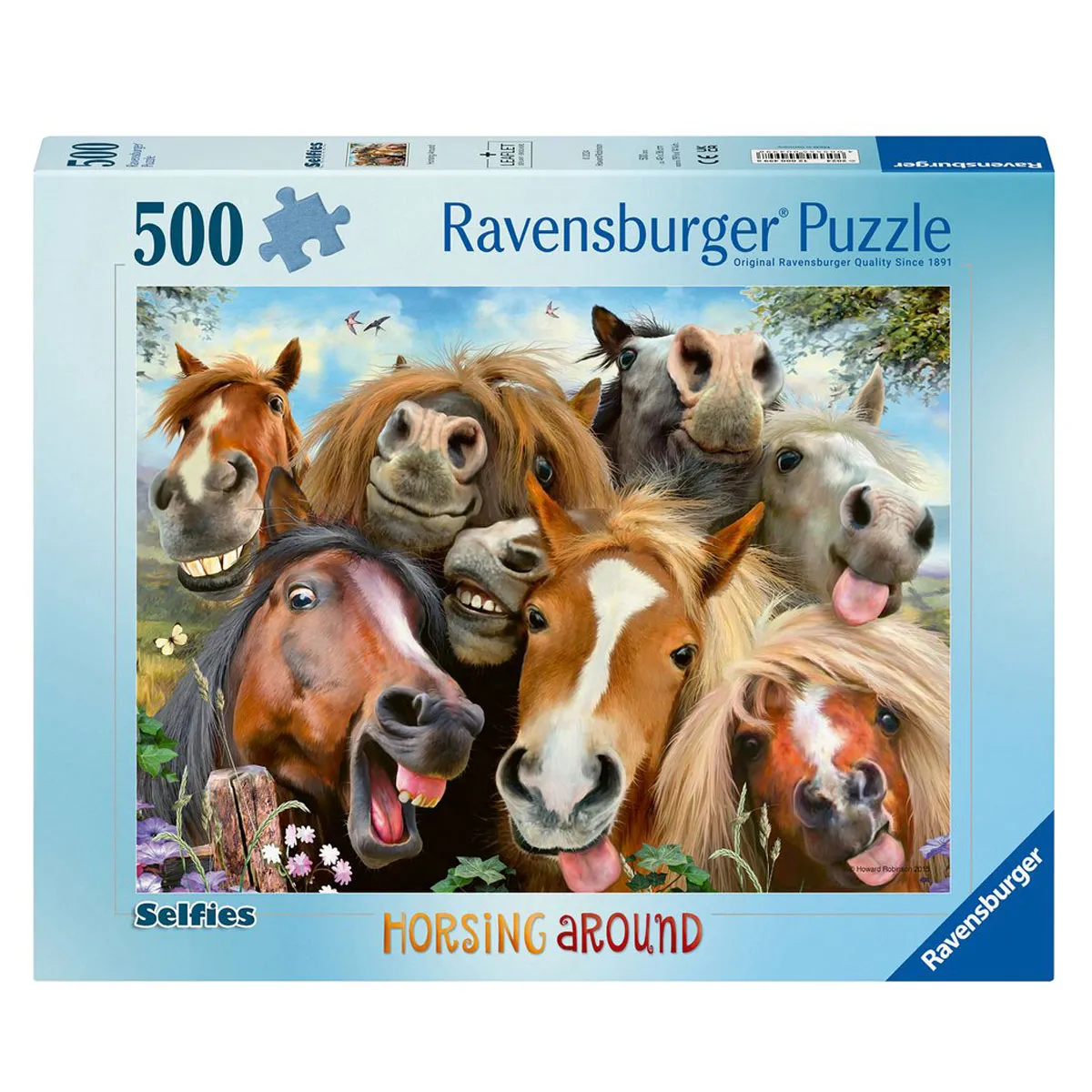 Selfies Horsing Around 500pc Jigsaw Puzzle