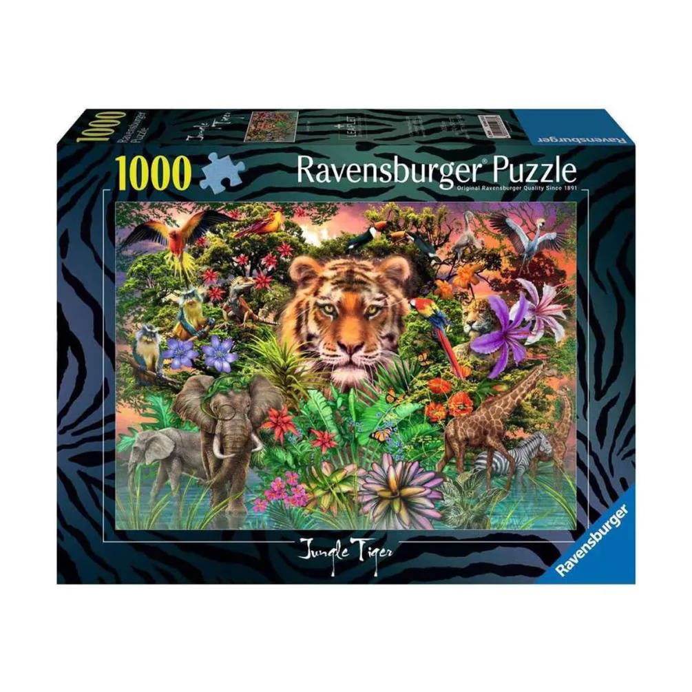 Jungle Tiger 1000pc Jigsaw Puzzle