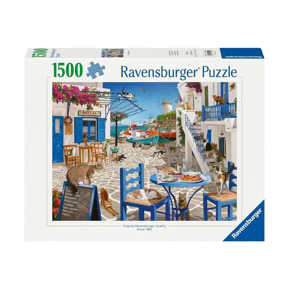 Cat''s of Mykonos 1500pc Jigsaw Puzzle