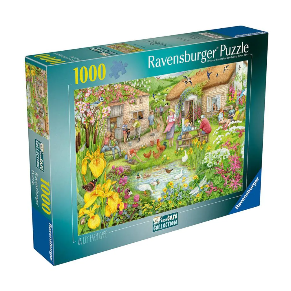 Cosy Café No.3 Valley Farm Café 1000pc Jigsaw Puzzle