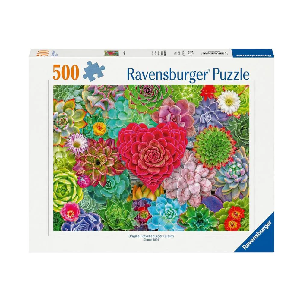 Succulent Love 500pc Jigsaw Puzzle