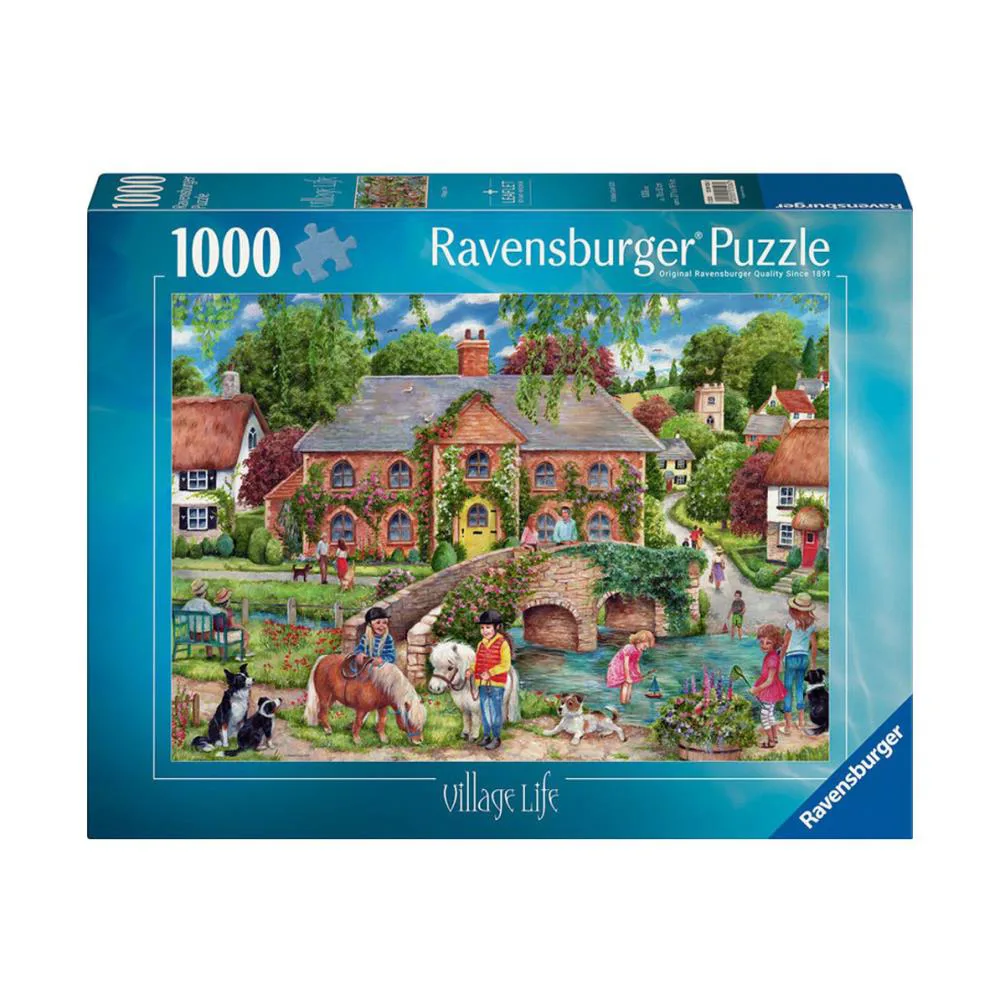 Village Life 1000pc Jigsaw Puzzle
