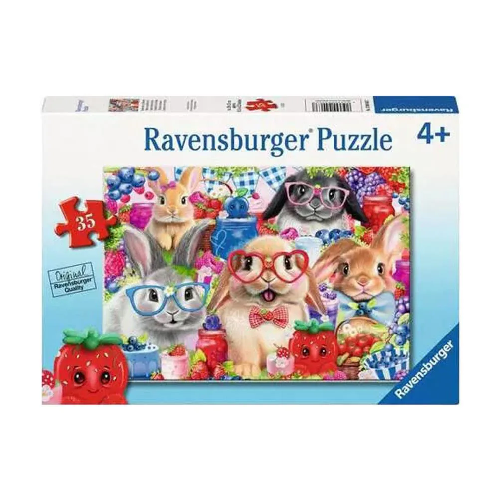 Bunnies & Berries 35pc Jigsaw Puzzle