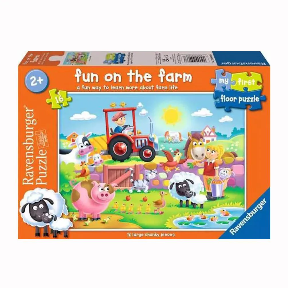 Fun on the Farm My First 16pc Giant Floor Puzzle