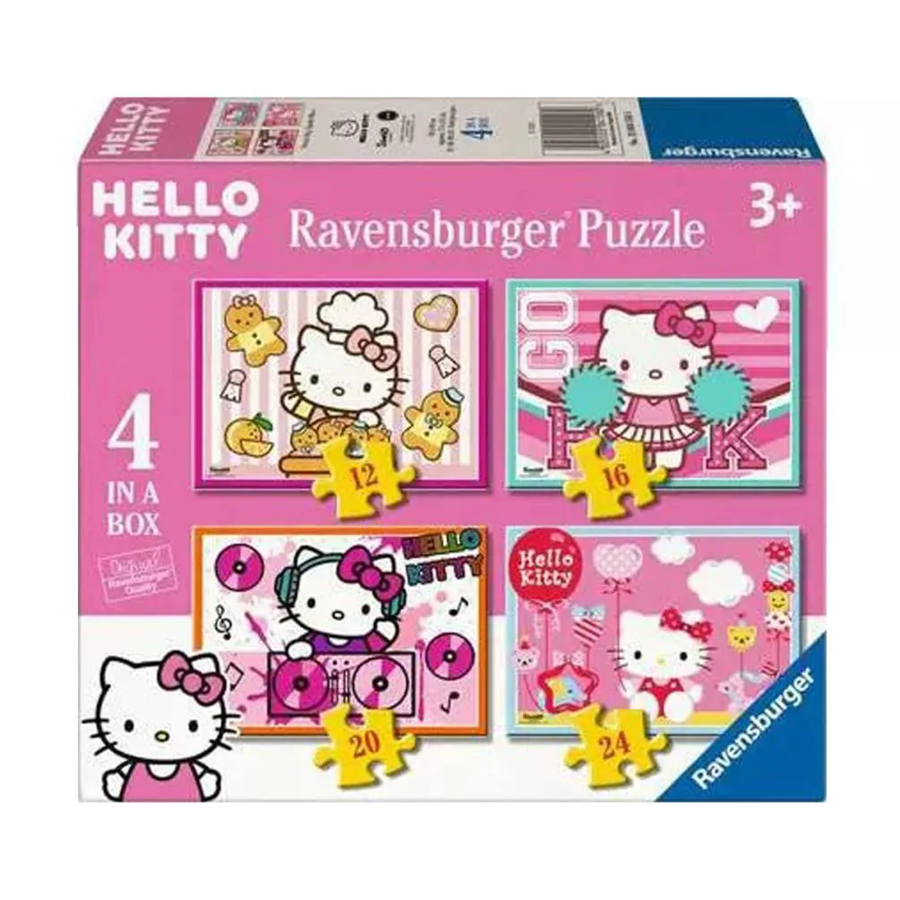 Hello Kitty Dream Big, Sparkle More! 4 in a Box Jigsaw Puzzles