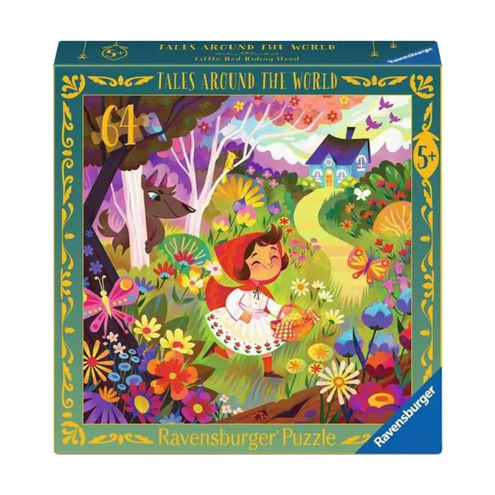 Little Red Riding Hood 64pc Square Jigsaw Puzzle
