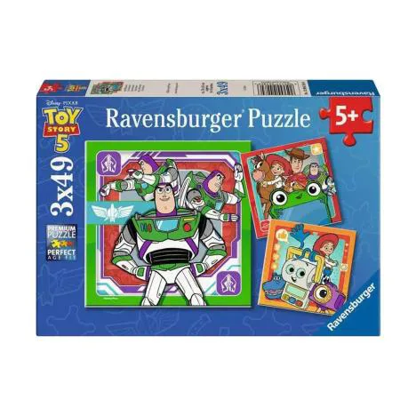 Toy Story 5 3 x 49pc Jigsaw Puzzle