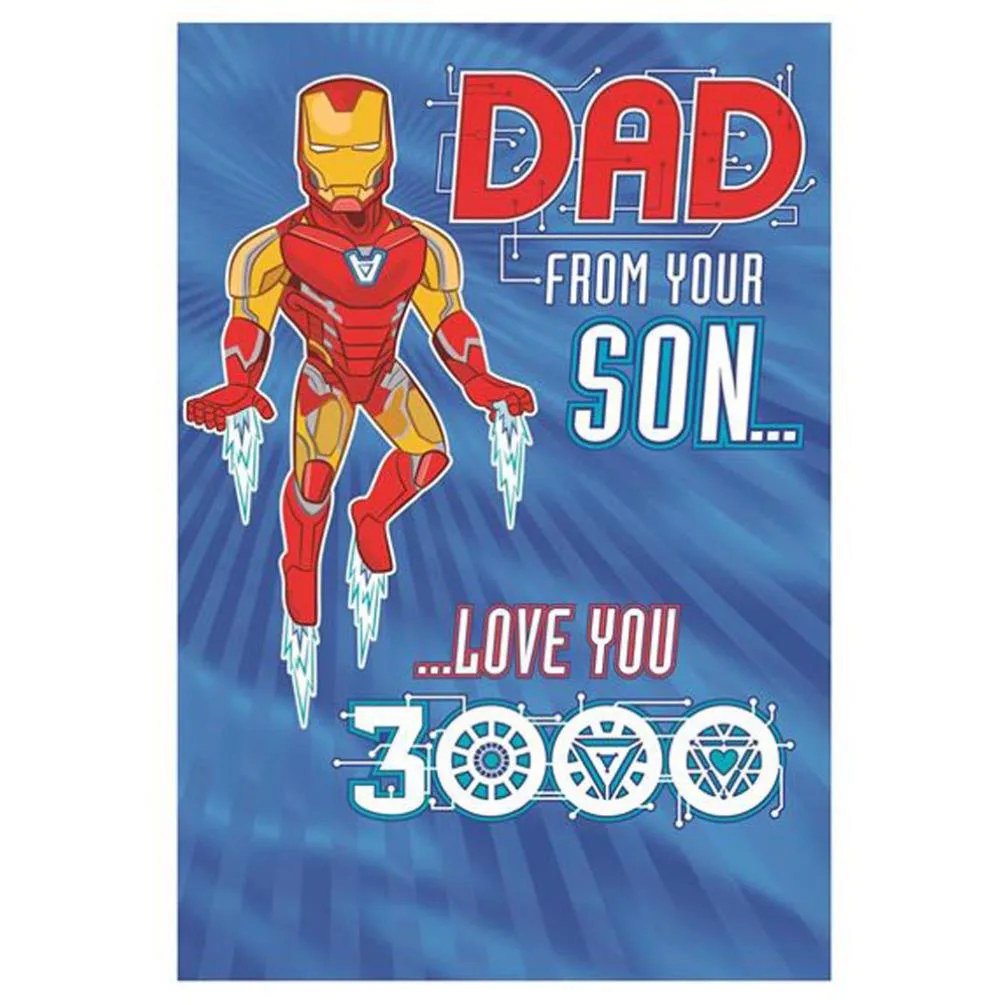 Dad From Your Son Iron Man Father's Day Card