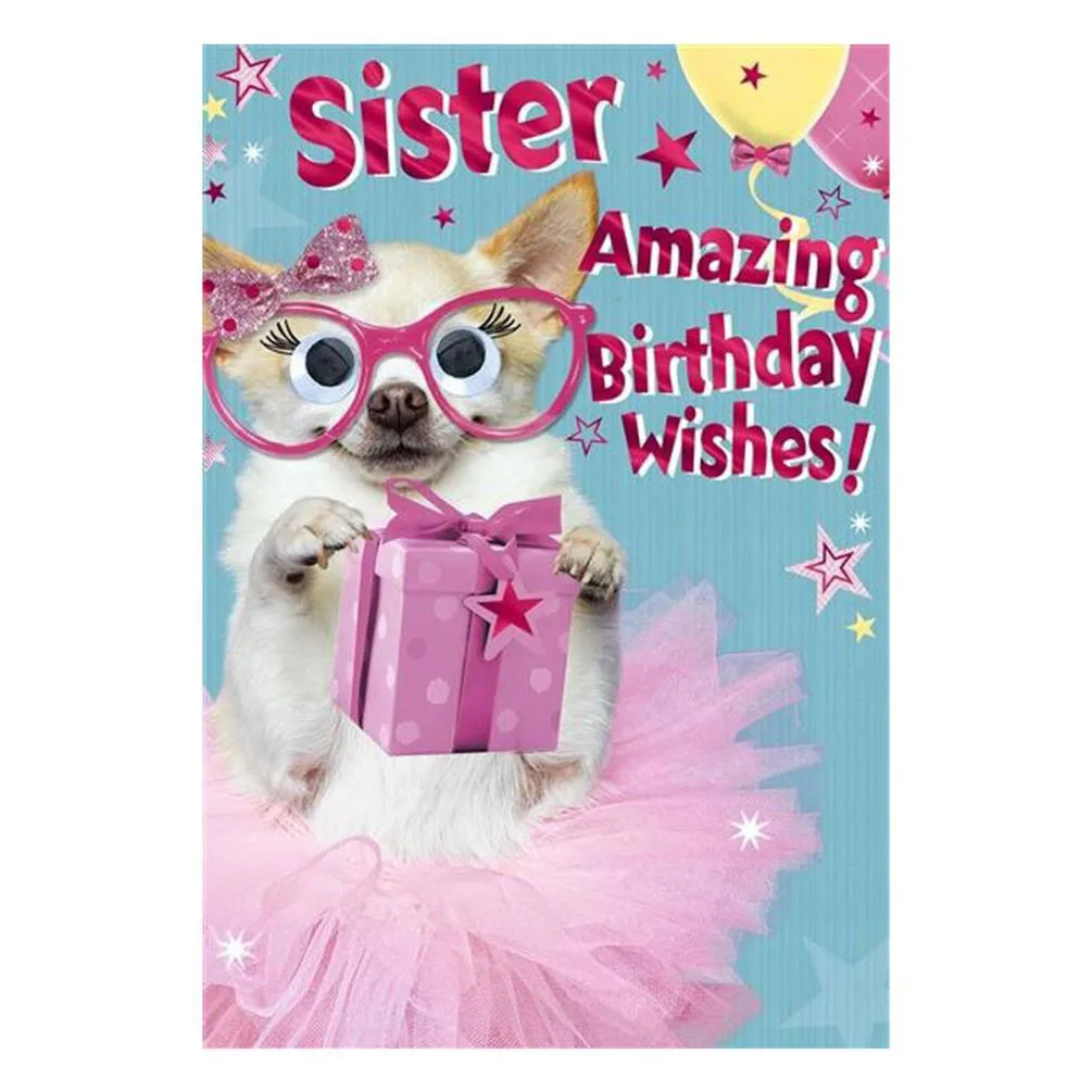 Sister Birthday Wishes Card