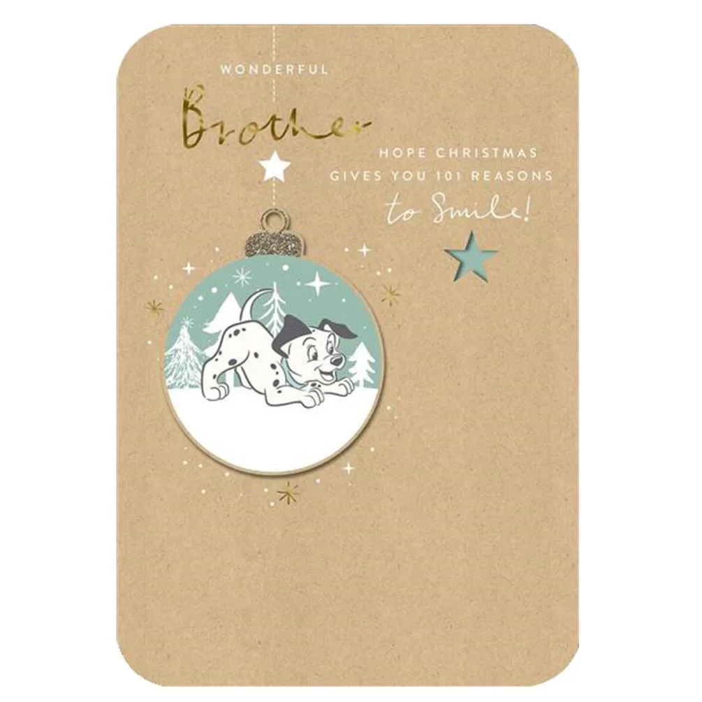 Brother 101 Dalmatians Christmas Card