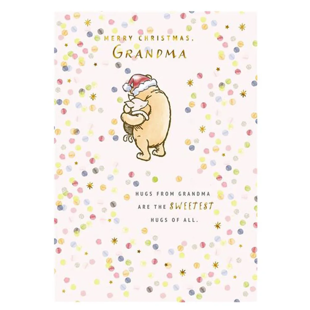 Grandma Winnie The Pooh Christmas Card