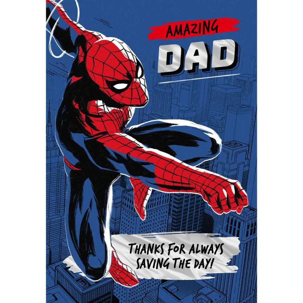 Amazing Dad Marvel Spiderman Father's Day Card