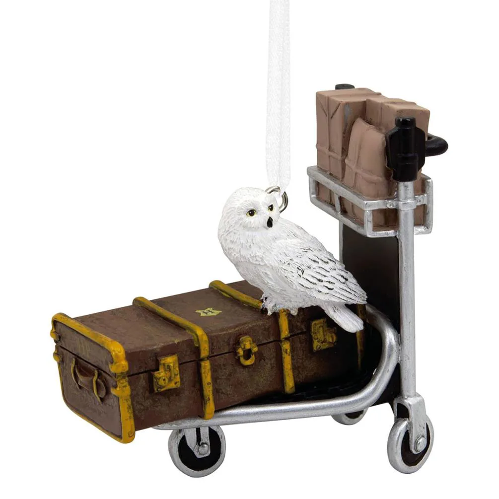 Harry Potter Hedwig Trolley Hanging Resin Figure