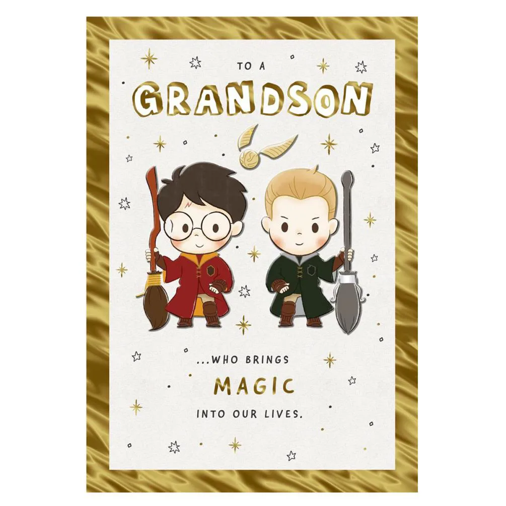Harry Potter Grandson Birthday Card