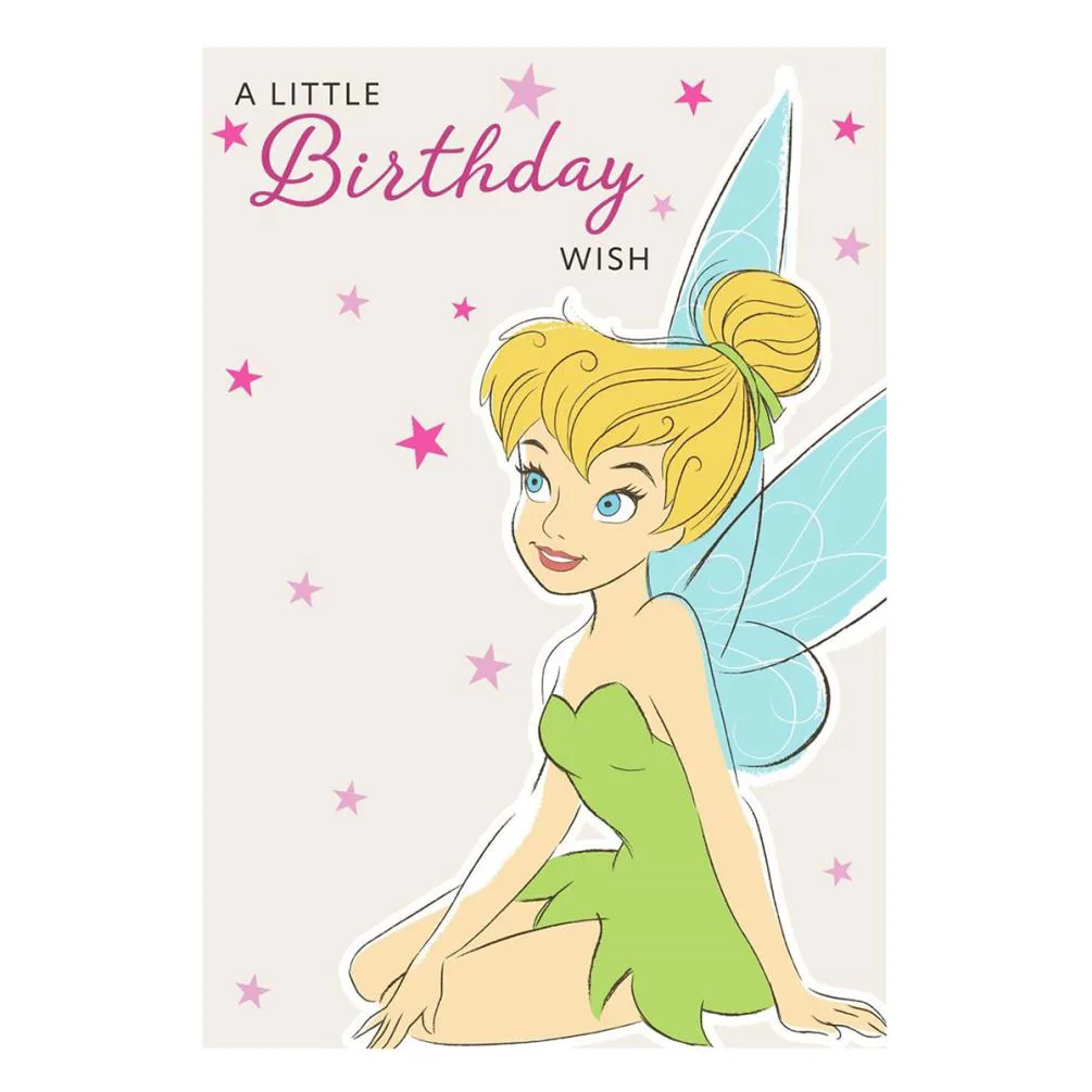 Disney Fairies Tinker Bell Little Wish Birthday Card