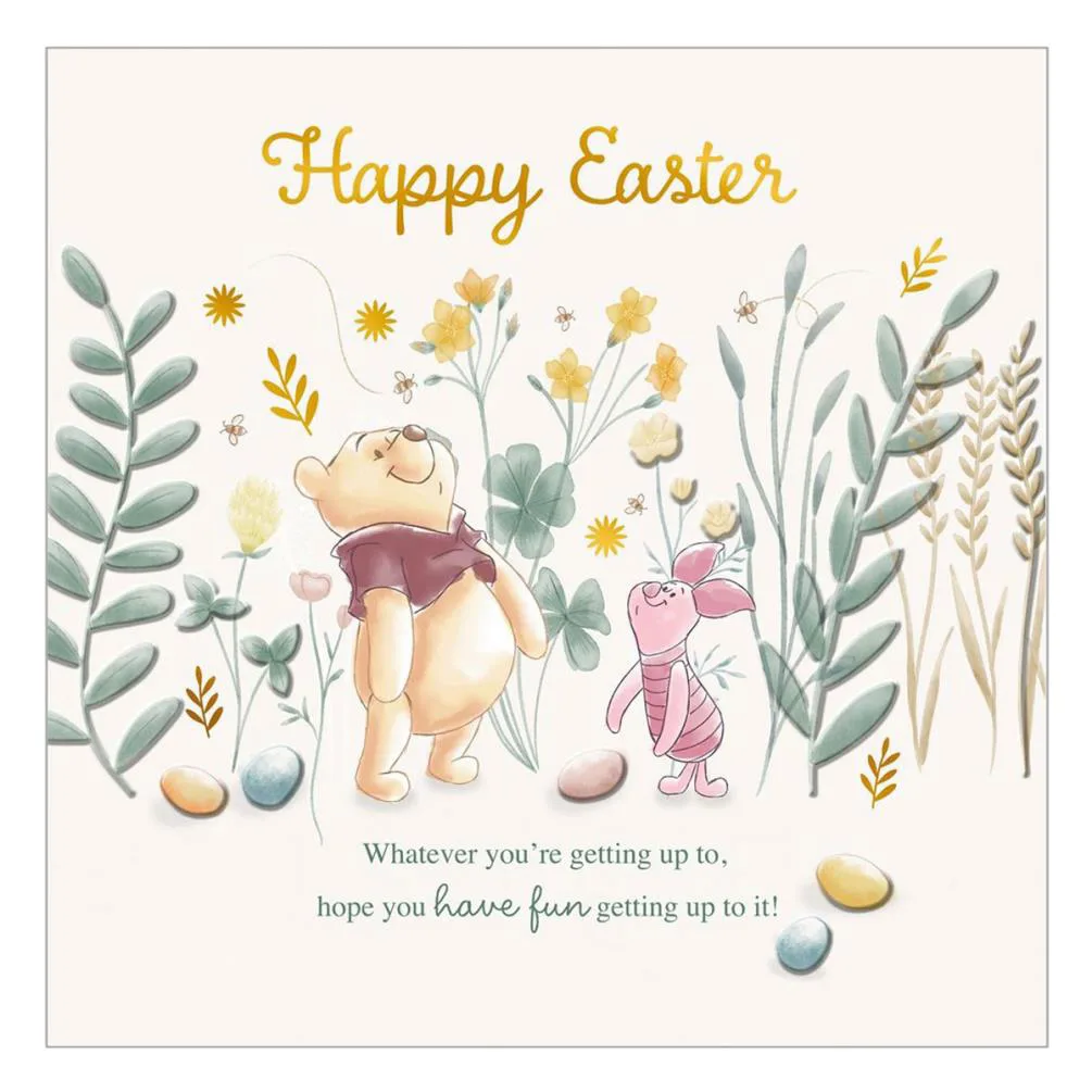 Happy Easter Winnie the Pooh Easter Card