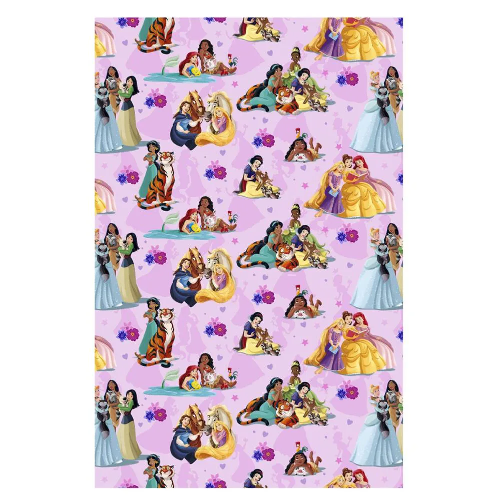 Disney Princess 2m Roll Wrap