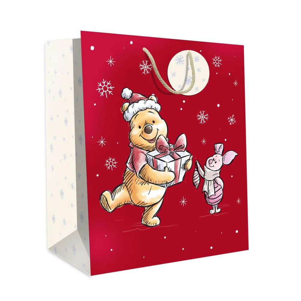 Winnie the Pooh Large Christmas Gift Bag