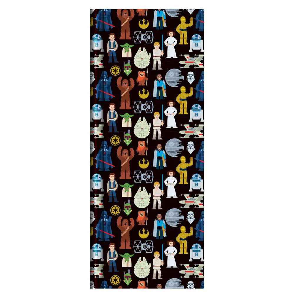 Star Wars Characters 2m Roll Wrap