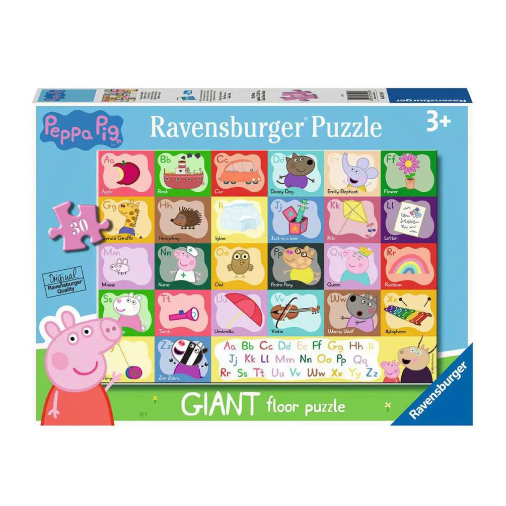 Peppa Pig Alphabet 30pc Giant Floor Jigsaw Puzzle