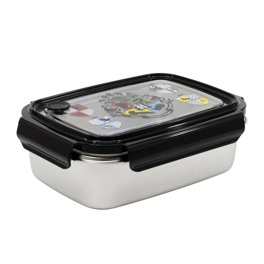 Harry Potter Crests Rectangular Stainless Steel Lunch Box