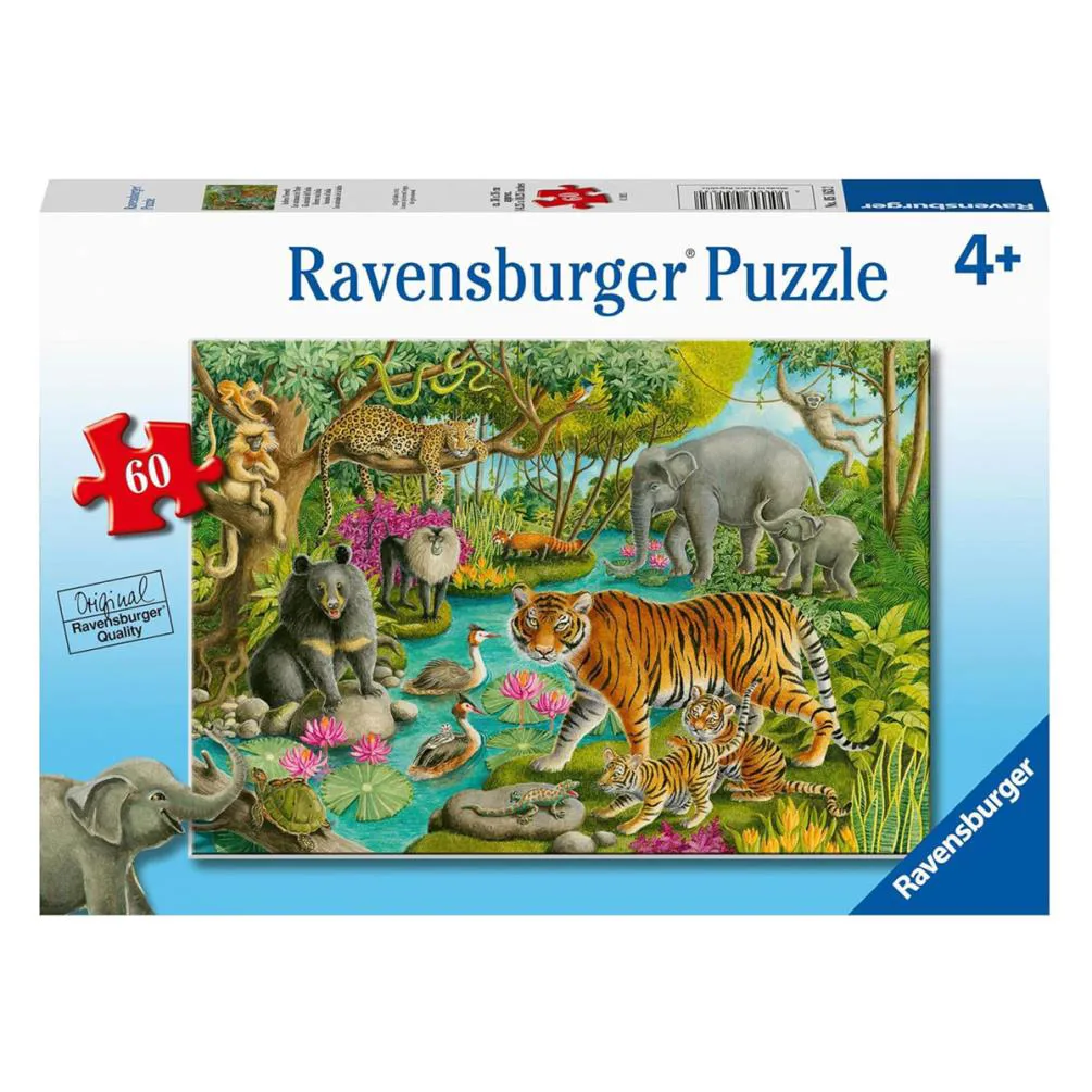 Animals of India 60pc Jigsaw Puzzle